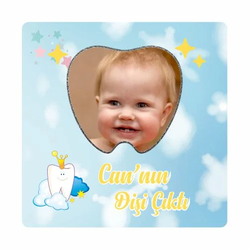 Diş Buğdayı Temalı Doğum Günü Magneti